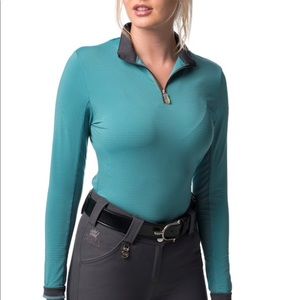 NWT🇩🇰KASTEL-“Charlotte”half-zip riding sunshirt